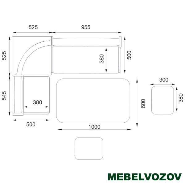 Обеденная группа Лагуна от магазина Мебельвозов в Нижнем Новгороде