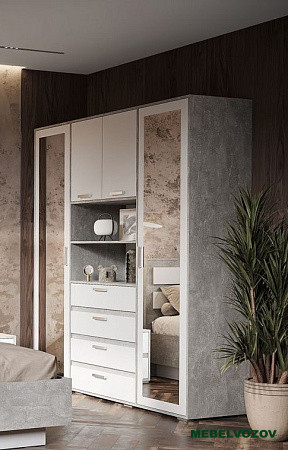 ДЕНВЕР ШК 02 Шкаф с зеркалом от компании Мебельвозов в Нижнем Новгороде