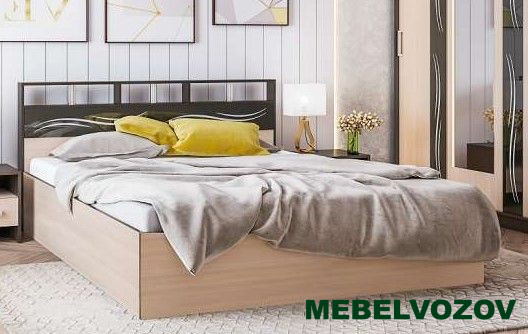 Кровать (1,4м) Эрика с ортопедическим основанием от магазина Мебельвозов в Нижнем Новгороде