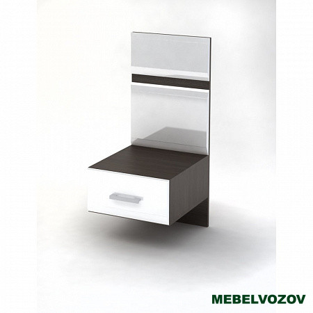 ВЕГАС тумба с надстройкой (венге/белый глянец) от магазина Мебельвозов в Нижнем Новгороде