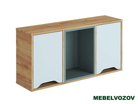 RICH Полка навесная ПН-001 (Мята/голубой) от компании Мебельвозов в Нижнем Новгороде