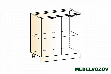 Стоун шкаф рабочий L800 2 дв.гл. фото от Мебельвозов в Нижнем Новгороде