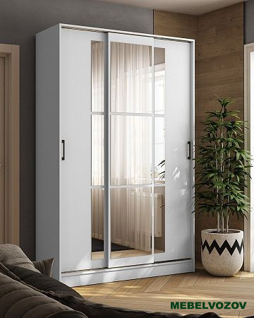 Шкаф-купе Стиль-2 1400 (белый) от компании Мебельвозов в Нижнем Новгороде