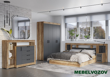 Спальный гарнитур "Прима" от магазина Мебельвозов в Нижнем Новгороде