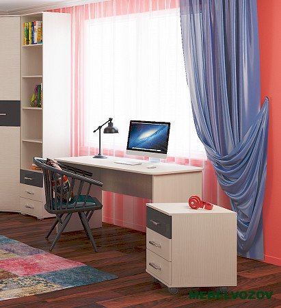 Стол письменный Сити 51 и тумба 62 от магазина Мебельвозов в Нижнем Новгороде