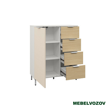 Марвэл Комод 16.234.01 (Белый PE шагрень) от магазина Мебельвозов в Нижнем Новгороде