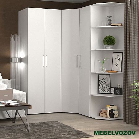 Шкафная группа Монако (Белый) Комплект 1  от компании Мебельвозов в Нижнем Новгороде