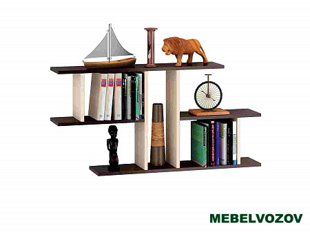 Полка навесная ПН-4 (Венге/Дуб Молочный) фото от Мебельвозов в Нижнем Новгороде