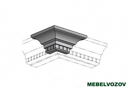 Багет с фризом прямой в ПВХ пленке 2,4 м Кантри  фото от Мебельвозов в Нижнем Новгороде