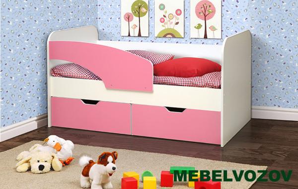 Кровать детская "Дельфин" 800*1900  детальное изображение от магазина mebelvozov.ru в Нижнем Новгороде