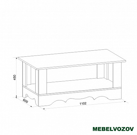 Стол журнальный Латте 50-01 от Mebelvozov в Нижнем Новгороде