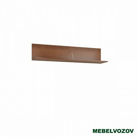 Полка навесная ЛН-1 Ливорно (орех донской) фото от Мебельвозов в Нижнем Новгороде