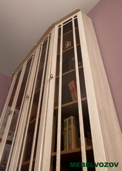 Шкафы для книг Библиотека «Sherlock» (Шерлок). Компоновка 2 - фото от компании Мебельвозов Шкафы для книг Библиотека «Sherlock» (Шерлок). Компоновка 2 от компании Мебельвозов