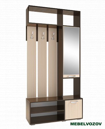 Прихожая Ивушка 23(Бодега темная/бодега светлая) от магазина Мебельвозов в Нижнем Новгороде