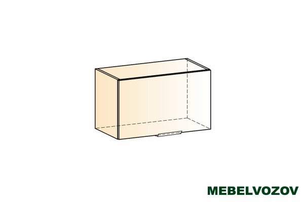 Стоун шкаф навесной L600 H360 1 дв.гл. фото от Мебельвозов в Нижнем Новгороде