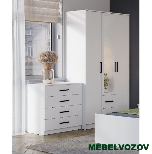 Шкаф 3-х створчатый Фьюжн ШК-09 от компании Мебельвозов в Нижнем Новгороде