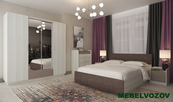 фото Кровать Милос 73-01 от магазина Мебельвозов в Нижнем Новгороде Кровать Милос 73-01 от магазина Мебельвозов в Нижнем Новгороде