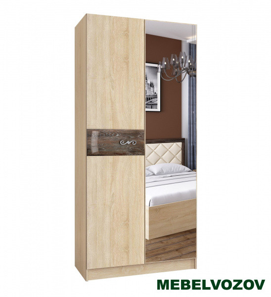 Шкаф 2-х створчатый Мадлен  - фото от компании Мебельвозов в Нижнем Новгороде Шкаф 2-х створчатый Мадлен  от компании Мебельвозов в Нижнем Новгороде