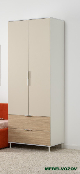 Марвэл Шкаф 16.317.02 (Белый PE шагрень) от компании Мебельвозов в Нижнем Новгороде