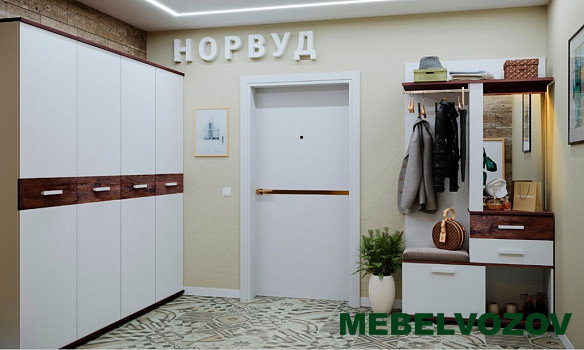 Прихожая Норвуд. Комплект 3 от магазина Мебельвозов в Нижнем Новгороде