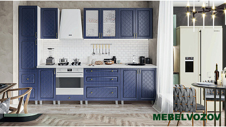 Кухонный гарнитур Версаль 3000 (Кобальт) от магазина Мебельвозов в Нижнем Новгороде