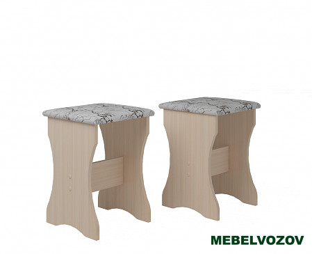 Табурет с мягким сидением 2шт Трапези Тессера(Анкор светлый) от магазина Мебельвозов в Нижнем Новгороде