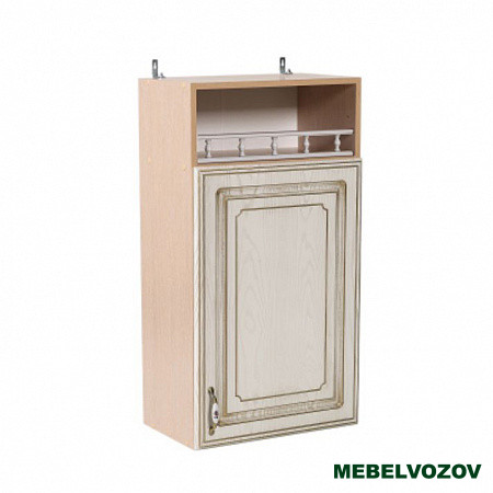 Шкаф навесной с открытой полкой 500 Анжелика (высота 920) фото от Мебельвозов в Нижнем Новгороде