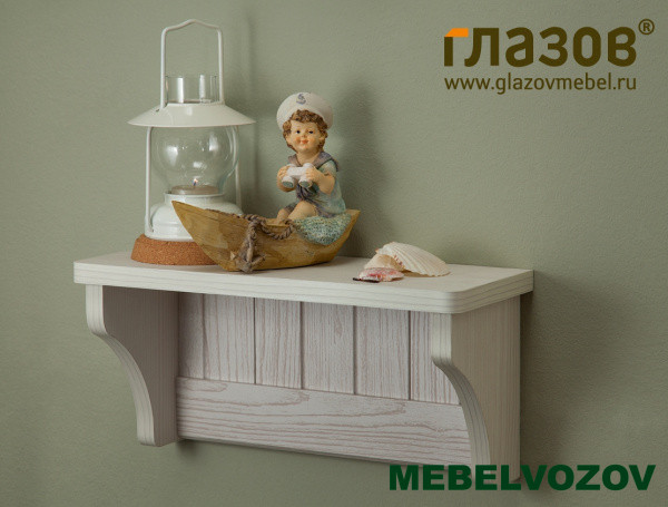 Полка навесная Марсель 2  фото от Мебельвозов в Нижнем Новгороде