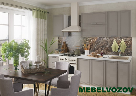 Кухонный гарнитур Алина 1800 (кремовый) H=920 от магазина Мебельвозов в Нижнем Новгороде