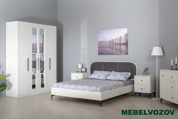 фото Валенсия кровать 11.36.02 с ортопедическим основанием от магазина Мебельвозов в Нижнем Новгороде Валенсия кровать 11.36.02 с ортопедическим основанием от магазина Мебельвозов в Нижнем Новгороде