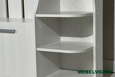 Прихожая Барселона-1 (белый рамух) от магазина Мебельвозов в Нижнем Новгороде