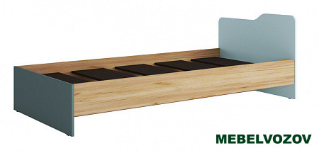 RICH Кровать КР-003 (Мята/голубой) детальное изображение от магазина mebelvozov.ru в Нижнем Новгороде