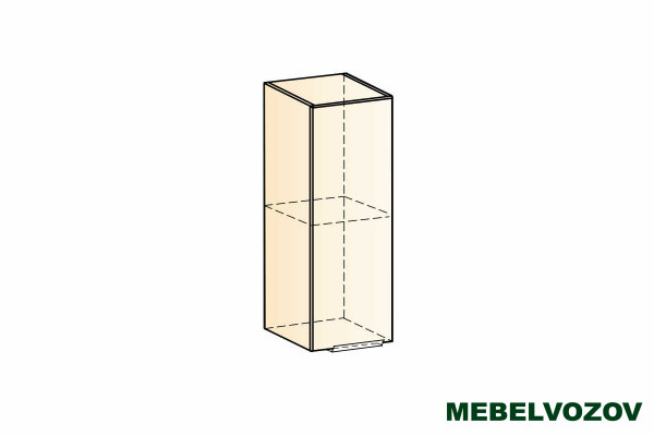 Стоун шкаф навесной L200 H720 1 дв.гл. фото от Мебельвозов в Нижнем Новгороде