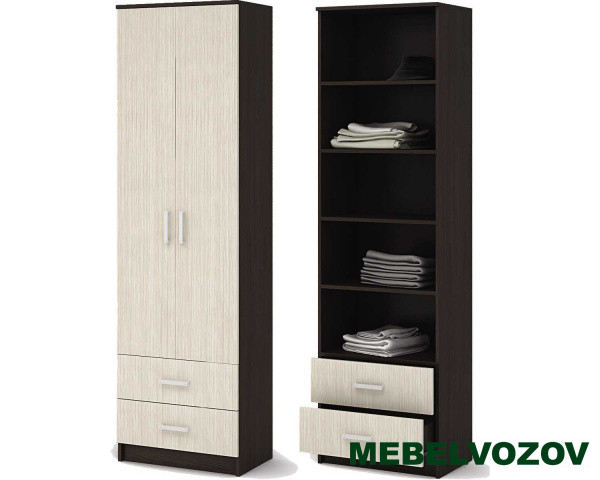 МАШЕНЬКА ШК 201 шкаф полки с ящиками от компании Мебельвозов в Нижнем Новгороде