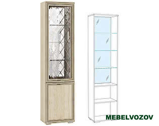 Пенал с витриной ЛШ-4 Ливорно (дуб сонома) от Mebelvozov в Нижнем Новгороде