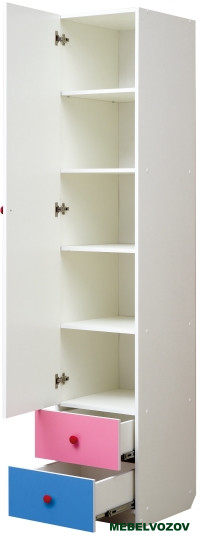 Шкаф 1-но дверный с ящиками и фотопечатью "Совята" 1.1 детальное изображение от магазина mebelvozov.ru в Нижнем Новгороде