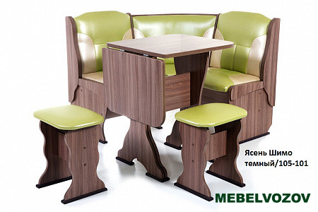 Кухонный уголок Нарцисс Ясень/114-101 от магазина Мебельвозов в Нижнем Новгороде