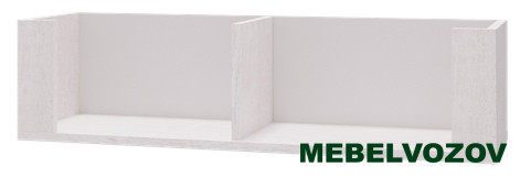 Полка навесная Твист 10 фото от Мебельвозов в Нижнем Новгороде