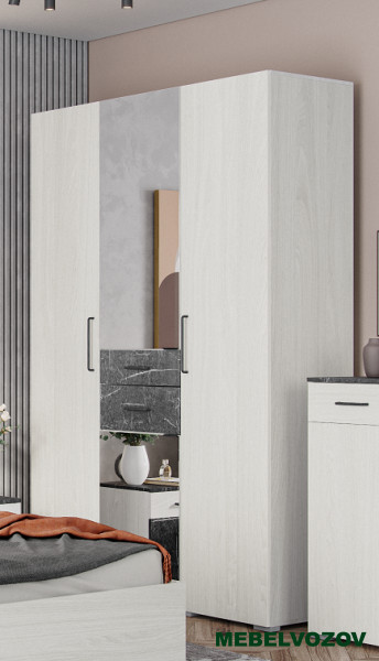 Шкаф трехдверный Теана (ясень анкор светлый) от компании Мебельвозов в Нижнем Новгороде