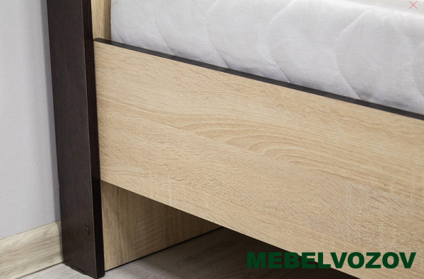 фото Кровать 1,6 без матраса Лирика от магазина Мебельвозов в Нижнем Новгороде Кровать 1,6 без матраса Лирика от магазина Мебельвозов в Нижнем Новгороде