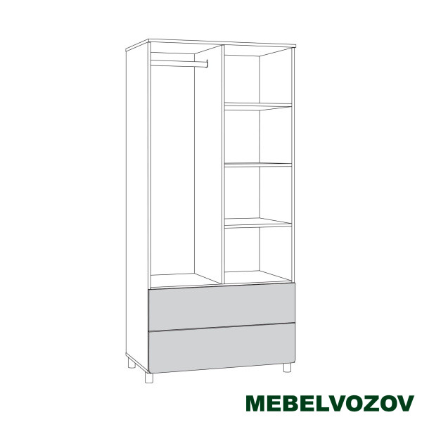 Эйп Шкаф для одежды 13.334 детальное изображение от магазина mebelvozov.ru в Нижнем Новгороде