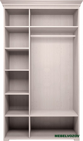 Шкаф распашной Афродита 06 3-х дверный без ЗЕРКАЛА (без карниза) от компании Мебельвозов в Нижнем Новгороде