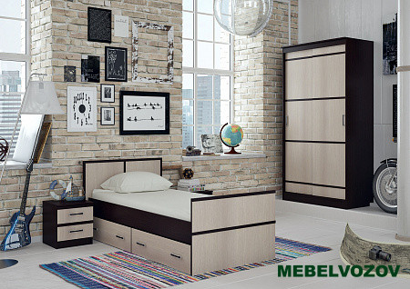 Модульная спальня «Сакура». Компоновка 4 от магазина Мебельвозов в Нижнем Новгороде