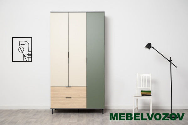 Марвэл Шкаф 16.317.03 (Темно - серый U2601) от компании Мебельвозов в Нижнем Новгороде