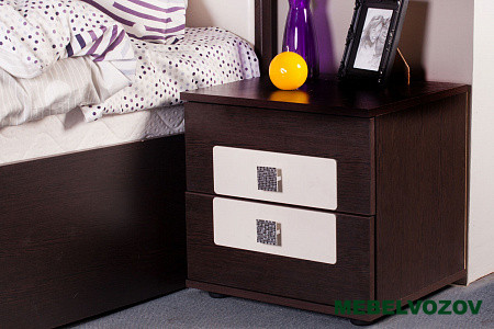 Тумба прикроватная АМЕЛИ 4 (Венге) от магазина Мебельвозов в Нижнем Новгороде