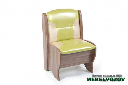 Скамья малая 550 Ясень шимо темный Лотос от магазина Мебельвозов в Нижнем Новгороде