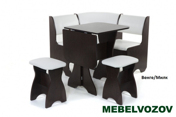 Кухонный уголок Тюльпан-мини Венге/Крем от магазина Мебельвозов в Нижнем Новгороде