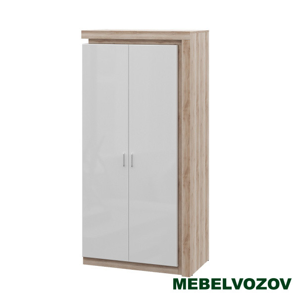 Шкаф двухдверный для одежды Люмен 24 от компании Мебельвозов в Нижнем Новгороде