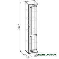 Шкаф для белья Sherlock 81 ПРАВЫЙ (Дуб Сонома) фото от Мебельвозов в Нижнем Новгороде