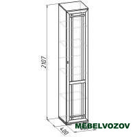 Шкаф для белья Sherlock 81 ПРАВЫЙ (Дуб Сонома) фото от Мебельвозов в Нижнем Новгороде